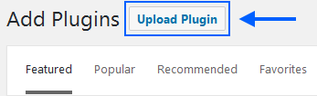 Plugin Upload