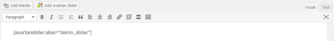 slider added