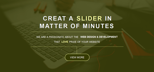 Creative Avartan Slider