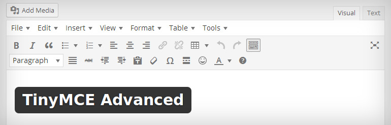 TinyMCE Advanced