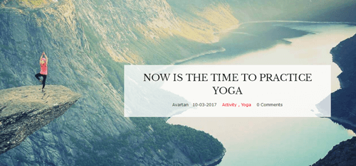 Activity Post Slider