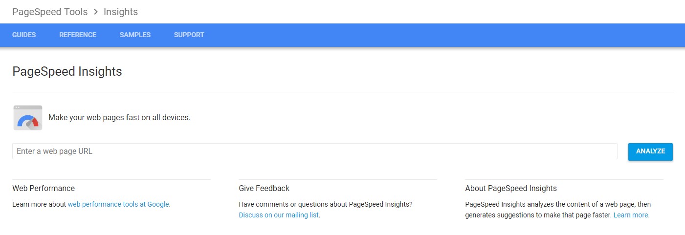 Google page speed