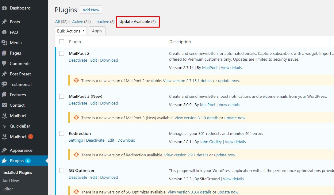 Update plugins