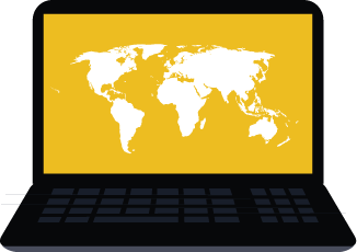 map laptop