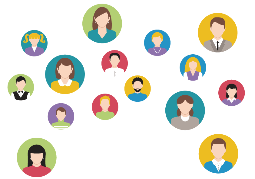 people connected